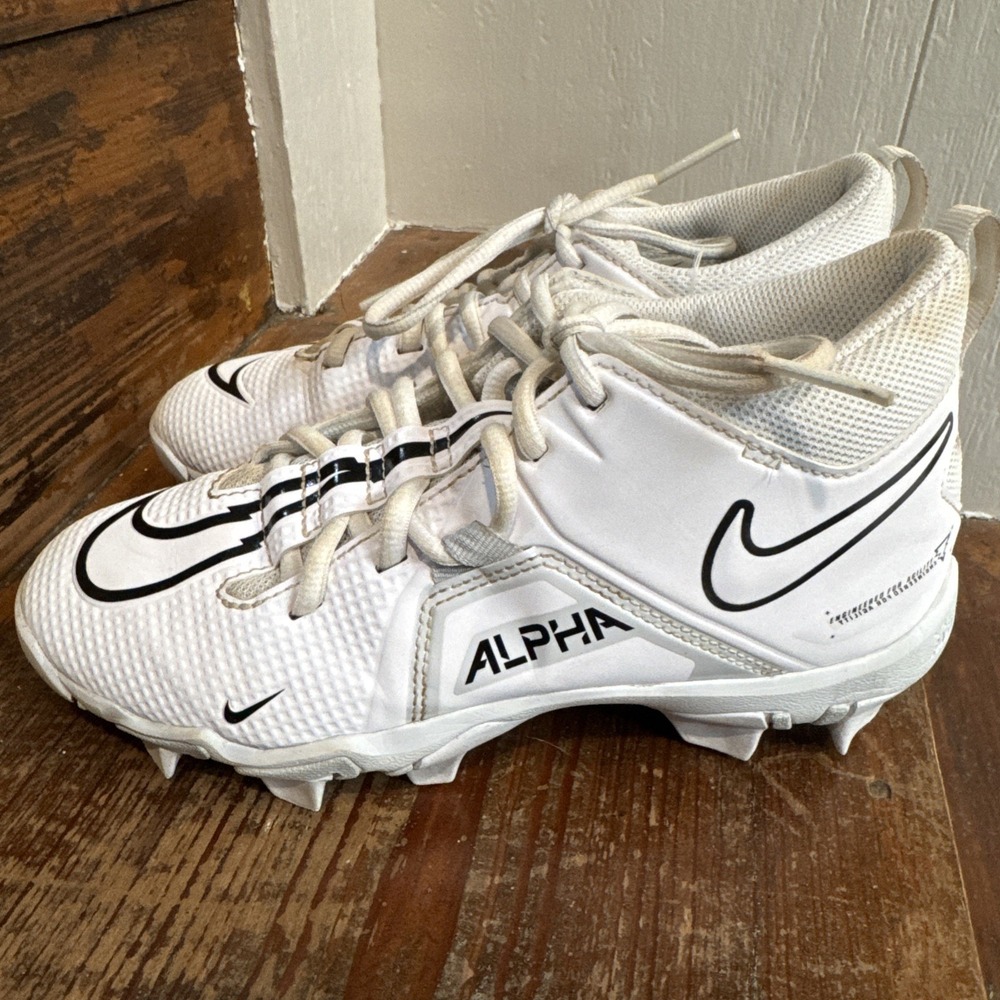 Nike Alpha Menace 3 Shark BG Youth Size 4Y CV0581-109 White - Picture 3 of 13
